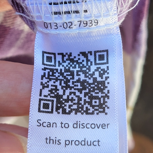 Universal Thread Purple White Plaid Oversized Flannel Button Down Shirt - Size M - Picture 4 of 6